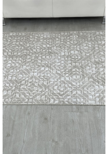 Lüle Halı Kaymaz Taban Yıkanabilir Yolluk Halı Lhklmkahve2