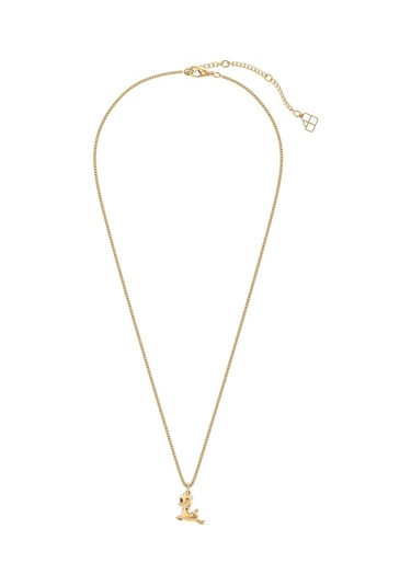 Chocli 18 Ayar Altın Kaplama Geyik Kolye