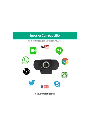 Sones Hd-f18 1080p Çok İşlevli Hd Kameralı Web Kamerası Mikrofonlu