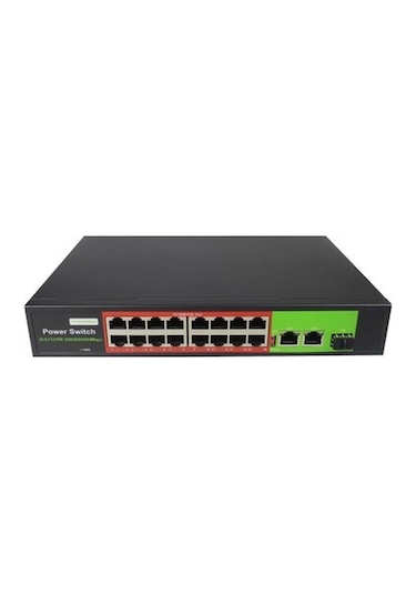 Ruzma Uranıum Poe-2421sfp-300w 24x10/100+2x Gıgabıt Uplınk +1xsfp 24 Port Poe Switch