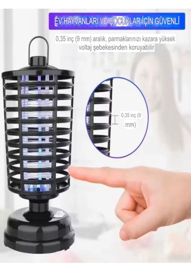 Ergonomik 3.6-4w 110-220v Askılı Sessiz Kokusuz Uv Işık Elektrikl
