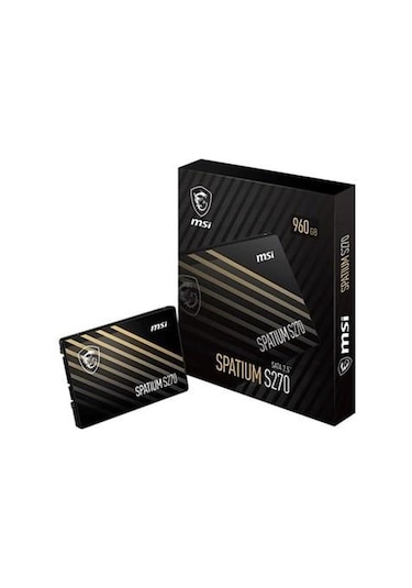Msı 960gb Spatıum S270 500-450mb/s Ssd Sata-3 Disk