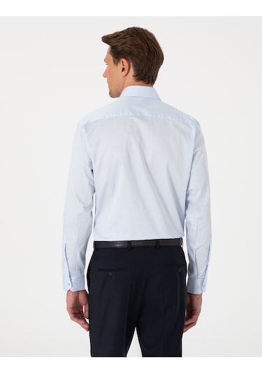Pierre Cardin Erkek Açık Mavi Gömlek Basic 50302972-vr003 Açik Mavi