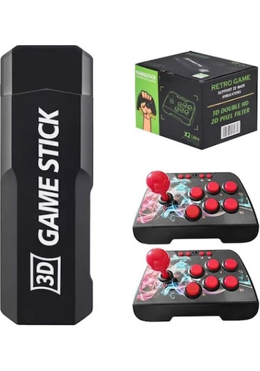 X2 Ultra Gamestick Ve 02 Arcade Joystick 64gb 20000 Oyun