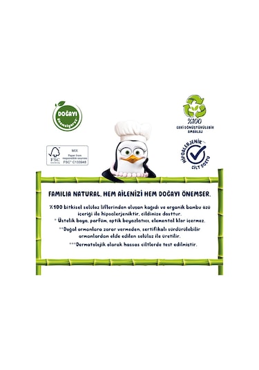 Familia Plus Natural Kağıt Havlu 16'lı