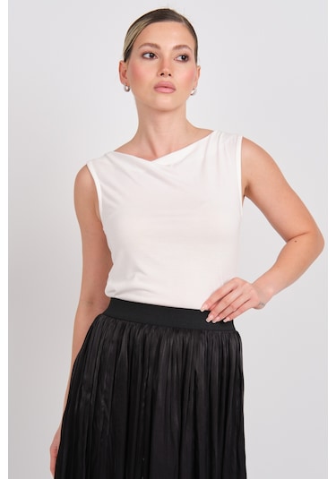 Vero Moda Kadın Vmvıps Pileli Beli Lastikli Maxi Etek 10328017 Siyah Siyah