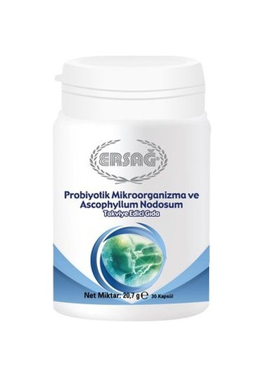 Ersağ Probiyotik Mikroorganizma Ve Ascophyllum Nodosum 30 Kapsül
