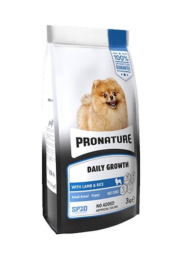 Pronature Daily Small Puppy Küçük Irk Kuzulu Yavru Köpek Maması 3 Kg