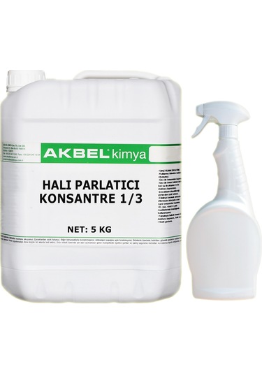 Akbel Halı Parlatıcı Konsantre 5 KG + Uygulama Spreyi