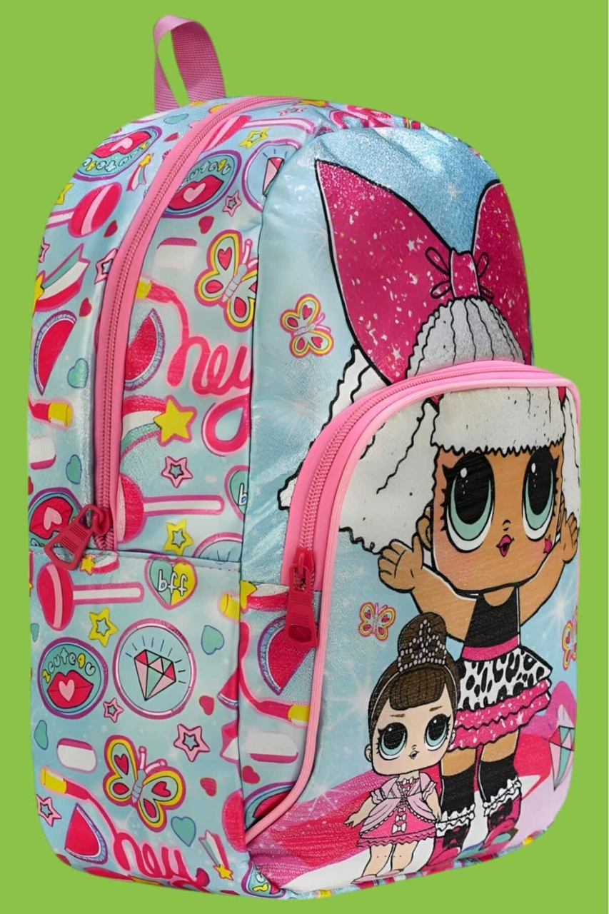 Tezzgelsin Kız Çocuk 0-8 Yaş Günlük Kullanım Su Geçirmez Çocuk Sırt Çantası Anaokulu Çantası Kreş Çantası MAvi