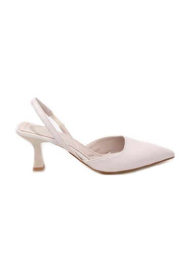 Papuçcity Hco 03176 Kadın Stiletto Arkası Açık Ayakkabı siyah