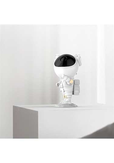 Astronot Yıldızlı Gezegenli Projeksiyon Lambası