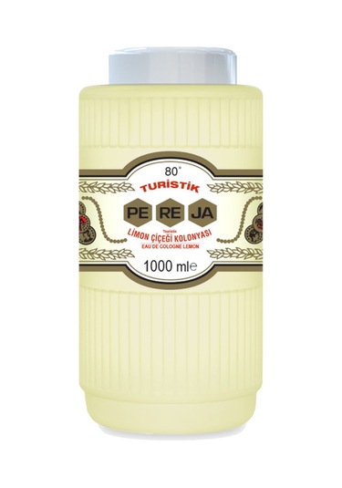 Pereja 80 Derece Turistik Limon Çiçeği Kolonyası Pet Şişe 1 L