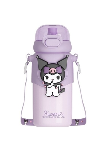 Skycity Sanrio Çocuk Kuromi Sevimli Termos Bardak - 316 Paslanmaz Çelik 007 Kahverengi