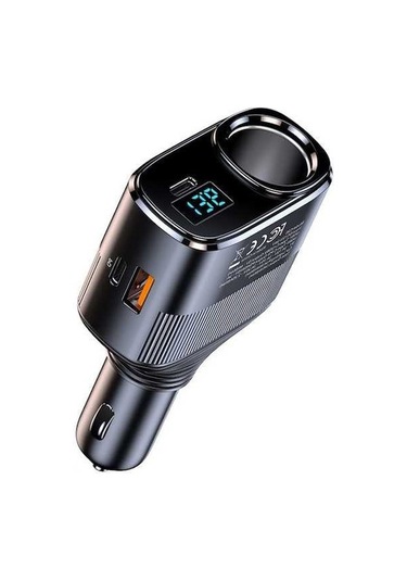 Novahub 145w Yüksek Güçlü Araba Şarj Cihazı, Pd45w+type-c+usb, Led Voltaj Gösterge, Otomobil/kamyon/suv İçin