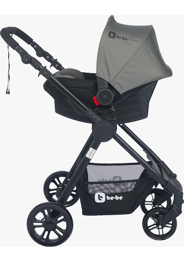 Be-be Elegant Seyahat Tip Puset Travel Sistem Bebek Arabası Gri