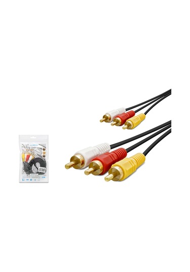 HADRON HDX1038 KABLO 3RCA TO 3RCA 1.5MT