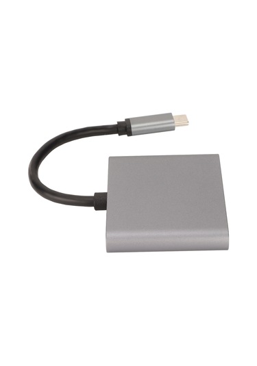 Ximistore9 Usb-c'den Çift Hdmı'ye Adaptör - 4k 60hz Desteği, Alüminyum Gövde, Sinyal Kararlılığı, Ekran Yansıtma/genişletme