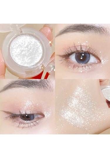 Patates Doku Glitter Göz Farı Paleti Sedefli Elmas Monokrom Fosforlu Toz Parlak 05 C01