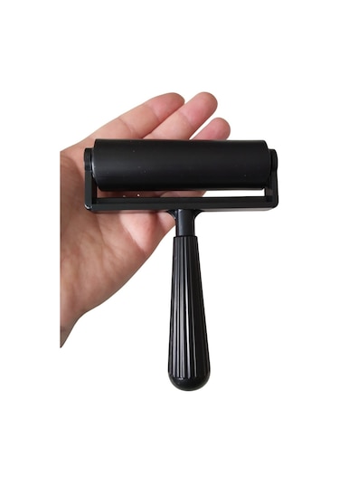 Kauçuk Silindir Baskı Rulosu Siyah 10cm, Baskı Silindiri, Kauçuk Rulo, Baskı, Duvar Kağıdı