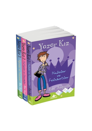 Yazar Kız Serisi Takım Set (3 Kitap)