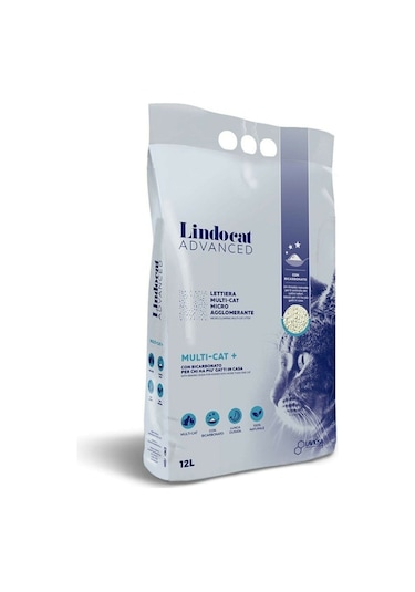 Lindo Cat Advanced İnce Topaklaşan Kedi Kumu 12 L