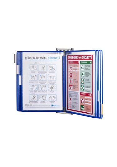 Leitz Tarifold Temel Duvar Ünitesi 10 Lu Mavi 414101