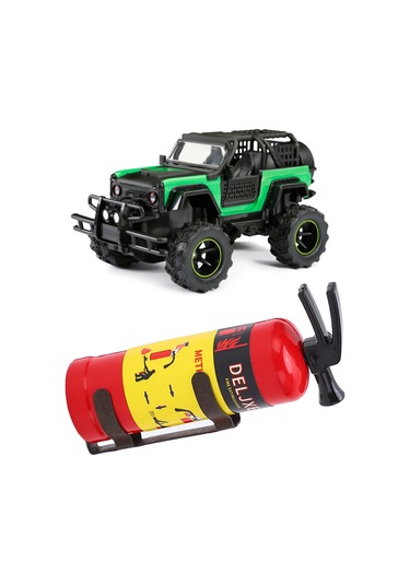 Geekyou Kırmızı Simülasyonlu Rc Araba Aksesuarı - Hafif Plastik Çelik Yangın Söndürücü Figürü Axıal Scx10 Trx4 Wpl Mn Serileri İçin