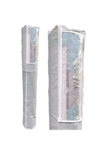 Pencereli Halı Hurcu /halı Saklama 6m2 Standart 38 210 Cm Gri-beyaz