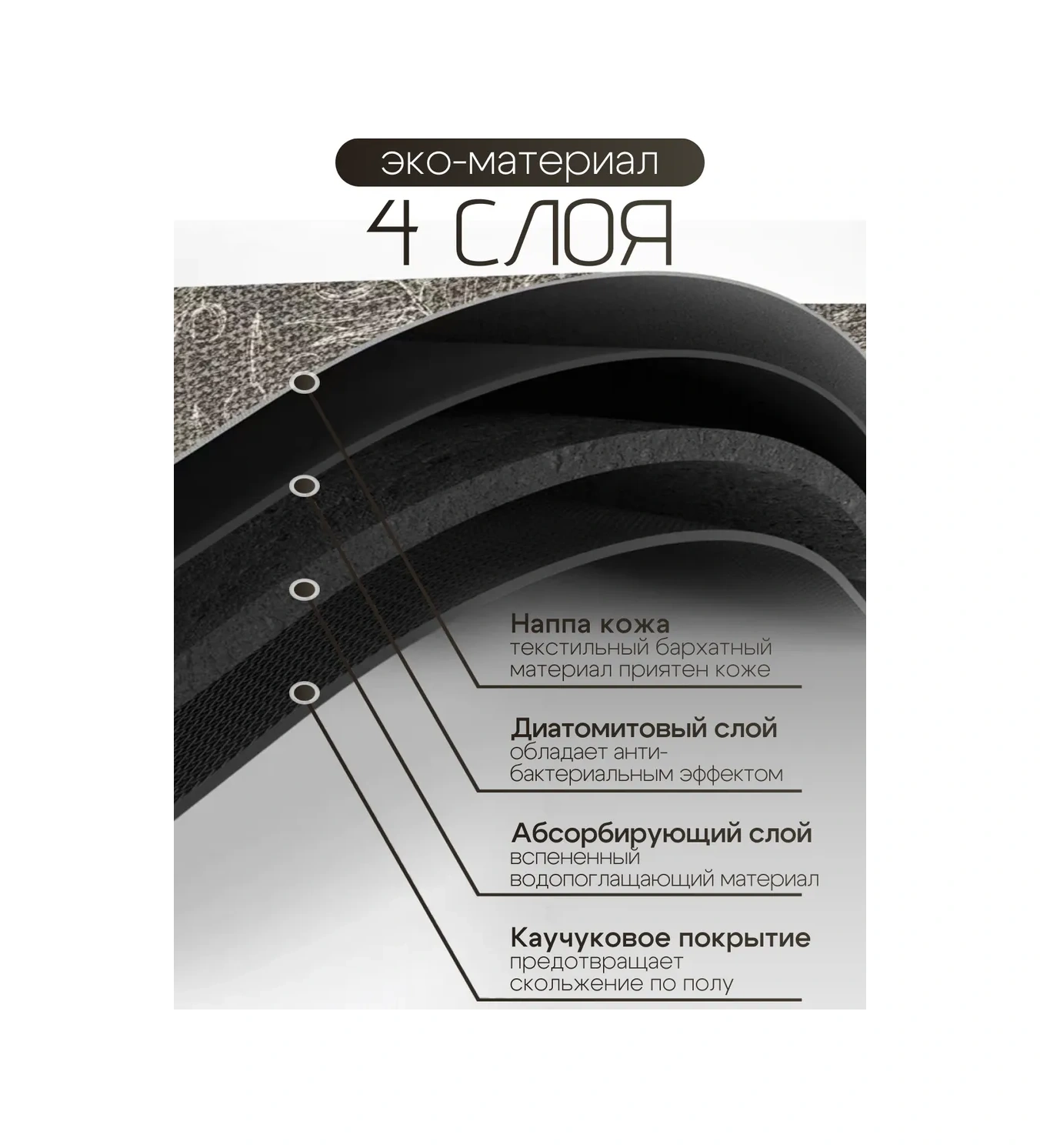 Astra Ant Mutfak İçin Yer Kilimi Kaymaz 150x50 425398948 Siyah