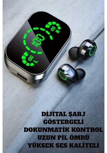 Bluetooth Kulaklık Mikrofonlu Dokunmatik Kontrol Anc Özelliği Kulak Içi