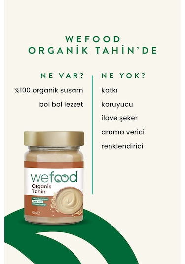 Wefood Organik Tahin 300 gr