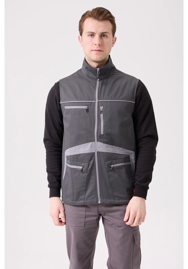 Pyrus İş Yeleği Füme-a.gri