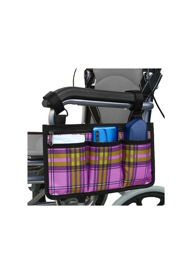 Suntek Kol Dayama Yürüteç Çantası Kırmızı-ekose