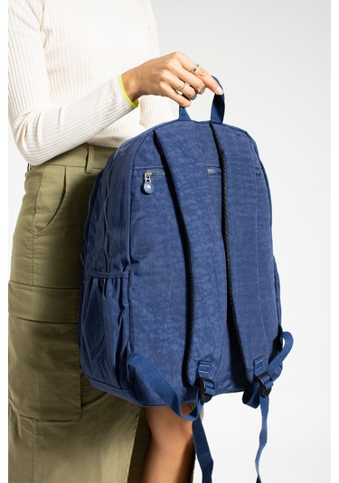 Ultra Hafif Çok Cepli Su Geçirmez Okul Çantası Laptop, Notebook, Okul, Spor, Seyahat Lacivert 571-1e-3 Lacivert