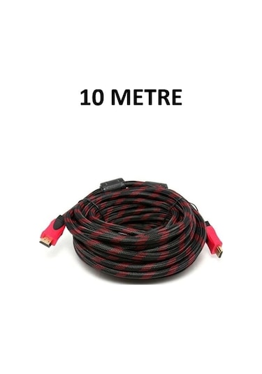 Hdmi Kablo 10 Metre 3d 4k Full Hd Uydu Alıcısı Kablosu