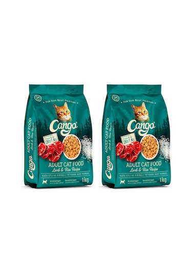 Cango Kuzu Etli Yetişkin Kedi Maması 2 x 1 KG