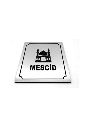 MESCİD KAPI DUVAR YÖNLENDİRME TABELASI 13 CM X 16 CM XL