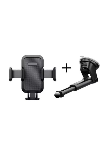 Blue Spectrum H-xp209 Ekstra Güçlü Vantuzlu Araç İçi Telefon Tutucu Siyah
