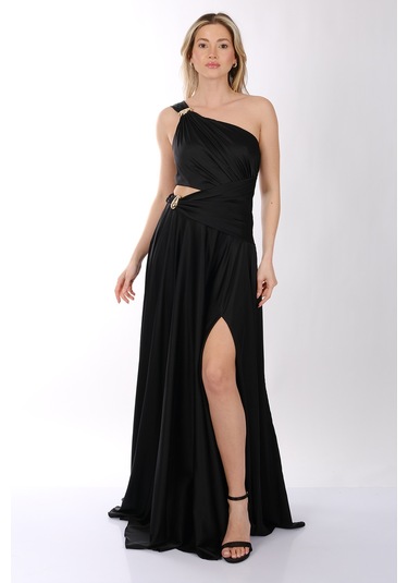 Abiye Elbise Dori 00kb7050 Siyah