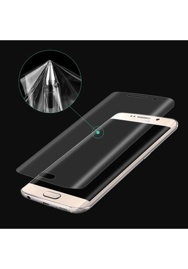 Galaxy S7 Edge Zore Süper Pet Ekran Koruyucu Jelatin