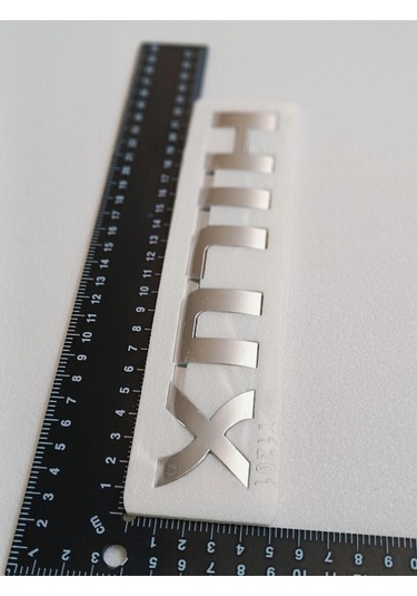 Toyota Hilux Krom Çamurluk Yazısı 3m 3d Abs