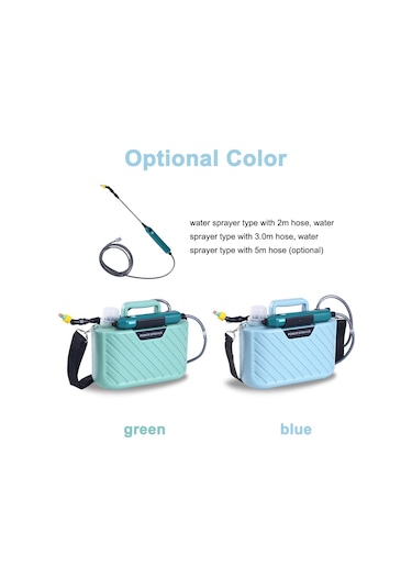 Gajeena 5l Büyük Kapasiteli Elektrikli Bahçe Spreye Makinesi, 2400mah Pil, Uzatmalı Hortum, Su Filtreli, Ergonomik Tutma Kolu