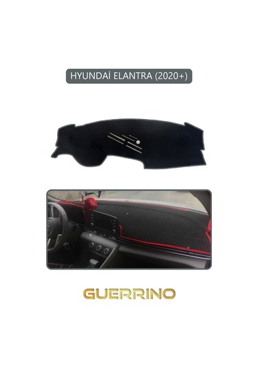 Hyundai Elantra 2020+torpido Koruma Kılıfı Gri Kenar