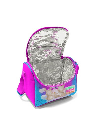 Coral High Kids Mavi Pembe Tavşan Desenli Thermo Beslenme Çantası 11736