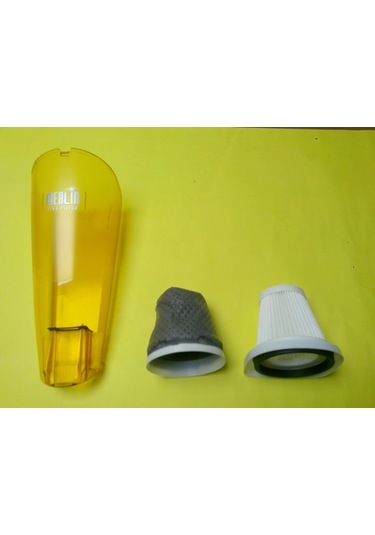 Arnica Merlin Turuncu Süpürge Gövdesi + Merlin Hepa Filtre