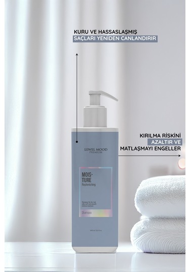 Lewel Mood Premium Moisture Nemlendirici Şampuan 400 ML