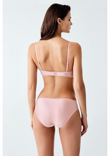 Luw 6124 Pudra Dolgulu Sütyen Külot 2Li Takım Pudra