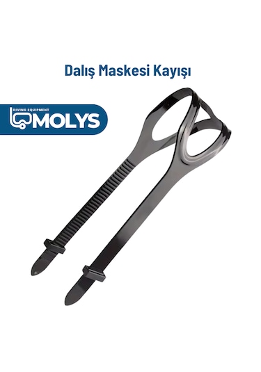 Molys Dalış Maskesi Kayışı Siyah