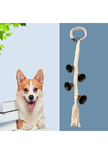 Homyl Köpekler Için Kapı Zilleri Asılı Eğitim Dokuma Stil-b